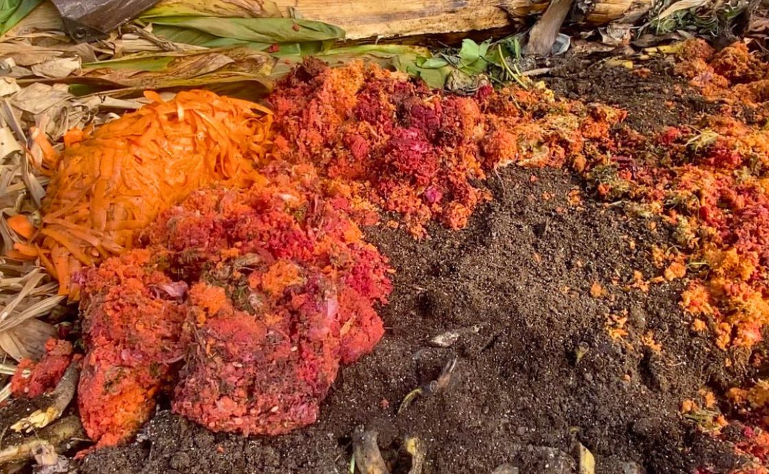 Composting on a regenerative farm