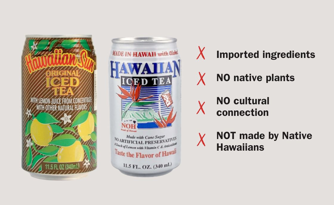 hawaiian iced tea cans