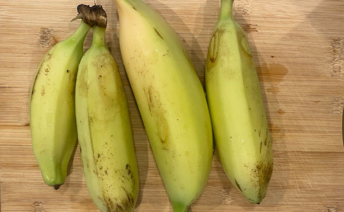 Iholena banana in the kitchen