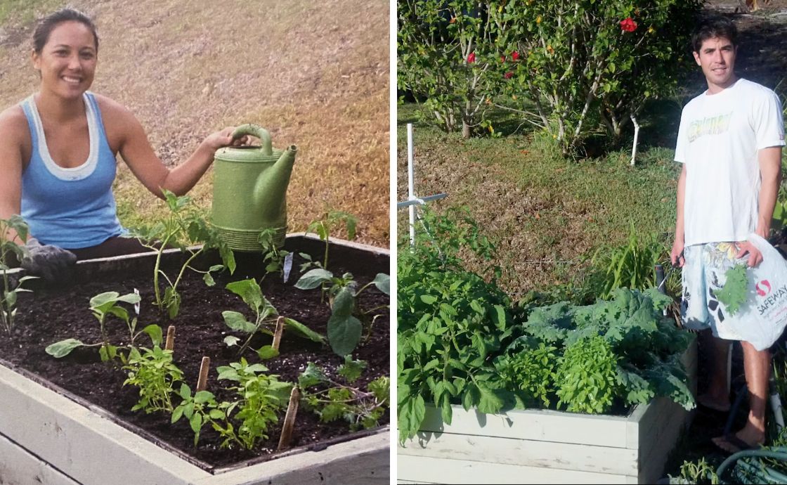 Polipoli Farms founders first garden bed