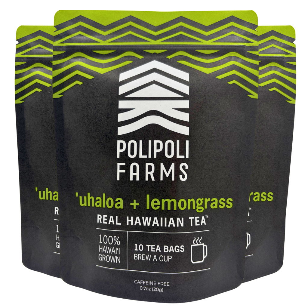 3 Pack - ʻUhaloa and Lemongrass - 10 Tea Bags