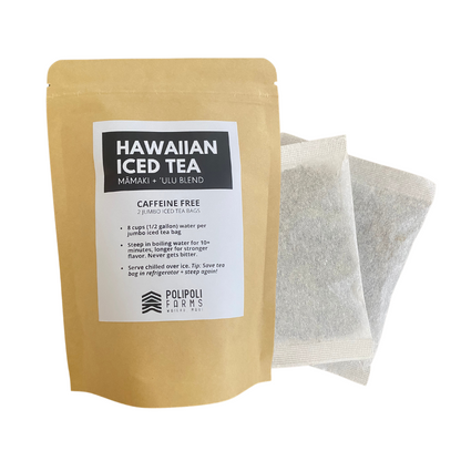 Hawaiian Iced Tea: MĀMAKI + ʻULU | 2 Jumbo Pouches | .85oz