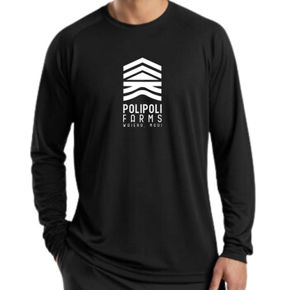 Black long 2024 sleeve athletic shirt