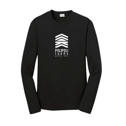 Black long 2024 sleeve athletic shirt