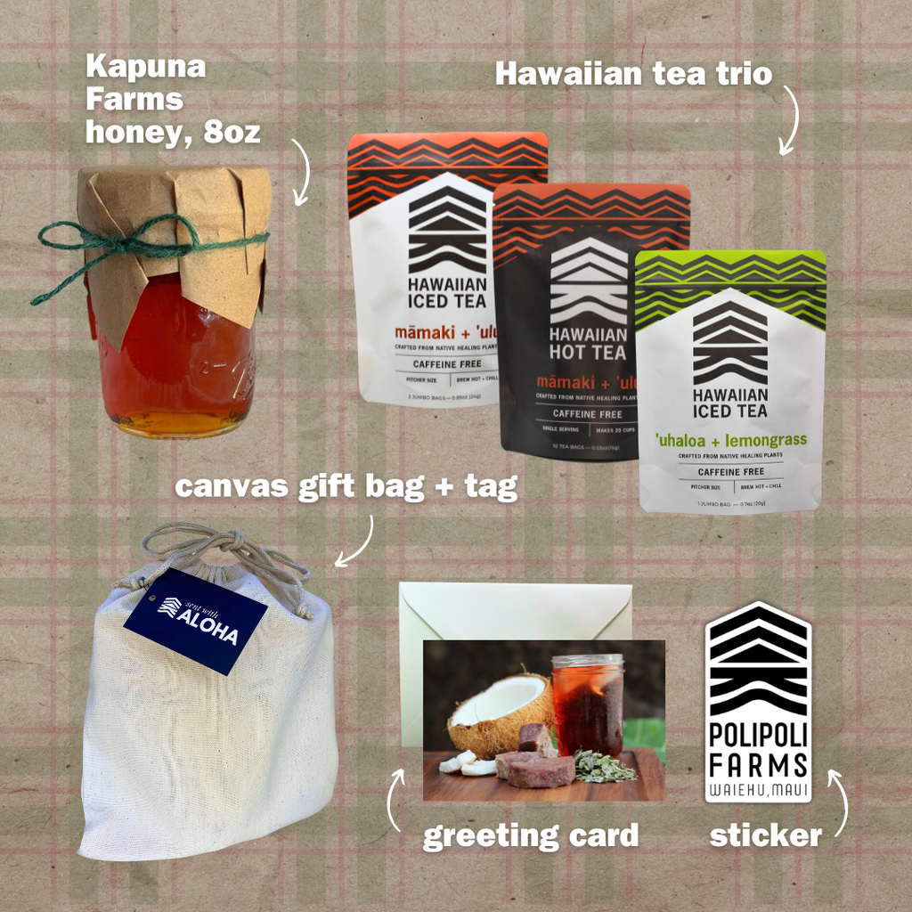 Polipoli Farms Tea x Kapuna Farms Honey Gift Set