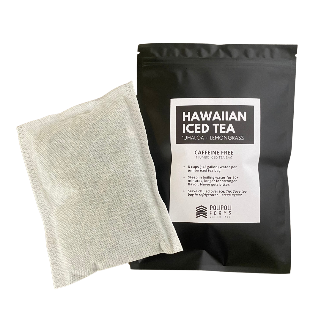 Hawaiian Iced Tea: ʻUHALOA + LEMONGRASS | 1 Jumbo Pouch | .35oz