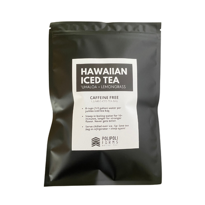 Hawaiian Iced Tea: ʻUHALOA + LEMONGRASS | 1 Jumbo Pouch | .35oz